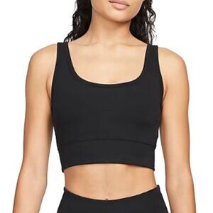 NWT Nike One Luxe Dri-Fit Ribbed Training Top L DV0050 Tight Sports Bra